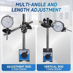 Dial Indicator with Magnetic Base and Point Precision Inspection KIT 0.001 Inch