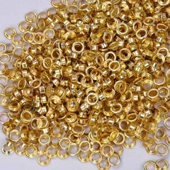 Yescom 2000 pcs 1/4″ Grommet Kit 6mm Size #0 Eyelets and Washers Brass YES0379