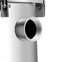 2″ NPT Bag Filter Housing 150 Psi 304 Stainless Steel In/Out #2 Bag with meshUS