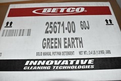 BETCO Green Earth 25671 Manual pot/pan detergent (2) 4 Pound tubs New In Box