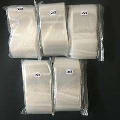 200-600pcs Clear 2 MIL Small Size Zip Bag reclosabl- 2×2″/2×3″/3×4″/3×5″/4×6″