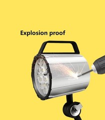 XUNDE12W 110V-220V IP68 Machine Lighting Adjustable Aluminum Alloy LED Silver