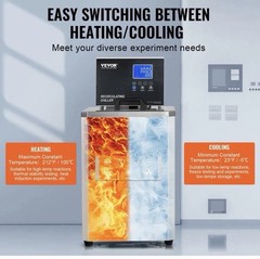 -5℃~100℃ 6L Laboratory Recirculating Chiller Heating And Cooling Circulator Bath