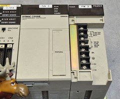 OMRON SYSMAC C200HE CPU Unit w/ C200H-ID215, OD215 & C200HW-BC051, PA204