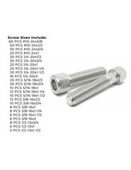 316 Stainless Steel Socket Head Cap Screws Assortment – 453 PCS