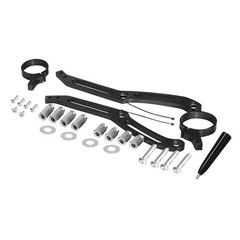 Motorcycle Remote Reservoir Shocks Bracket Mount Clamps for Touring 2014-2025