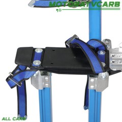 ALL-CARB 24 in – 40 in Professional Grade Adjustable Drywall Stilts Light Blue