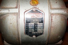 Red Wing Model 26 Dental Lab Grinder 1/4 HP 3450 RPM (Local Pickup)