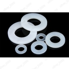 White Plastic Nylon PA66 Flat Washers M2 M2.5 M3 M4 M5 M6 M8 M10 M12 M14 M16 M20