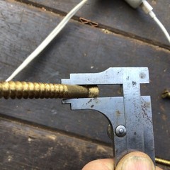 4 Pounds Brass Large Counter Song Brass Screws # 14+ ?