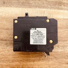 Eaton BRP120DF Dual Function AFCI GFCI Plug-On Neutral Breaker 20A