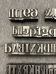 Letterpress Printing Block Mixed Lot Letters, Numbers, Symbols, BB & S Chicago