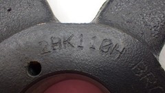 Browning 2BK110H Cast Iron 2-Groove V-Belt Sheave Pulley 10.75″ OD NOS