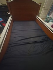 Sleep Safe Wood Homecare Bed with Side Panels Physical Rehabilitation Bed