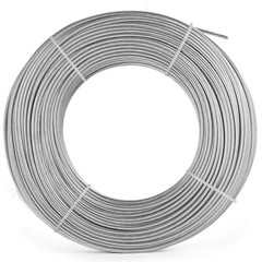 VEVOR T316 1/8″ 3/16″ Stainless Steel Cable 1×19 100/500/1000ft Wire Rope Cable