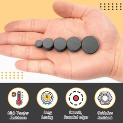 Small Magnets for Crafts with Adhesive Backing, 5 Different Size, 50Pcs Stron…