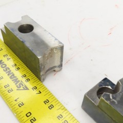 H & R Mfg. 82-20 60° Soft Lathe Chuck Jaws 4″ L x 1-1/2″ W x 1.98″ H Lot Of 3