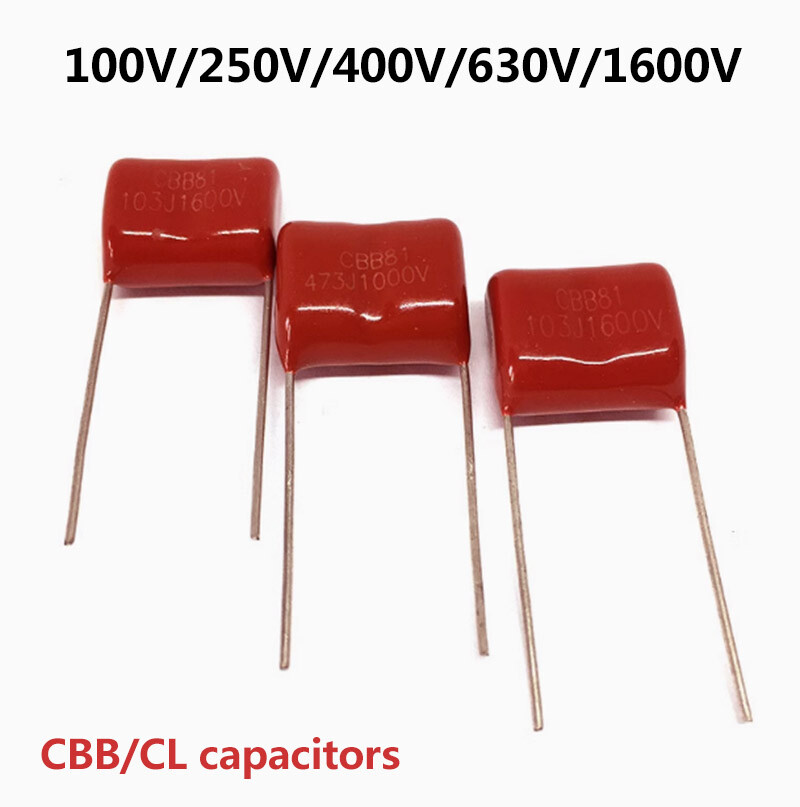 100V/250V/400V/630V/1600V Capacitor-Various Values CBB Capacitors Polyester Film