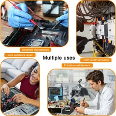 Digital Multimeter AC DC Voltmeter Ammeter Ohmmeter Volt Tester Meter 830L USA