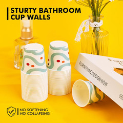 [300 Pack] Paper Cups 3 oz, Bathroom Cups 3 oz, Disposable Bathroom Paper Cups,