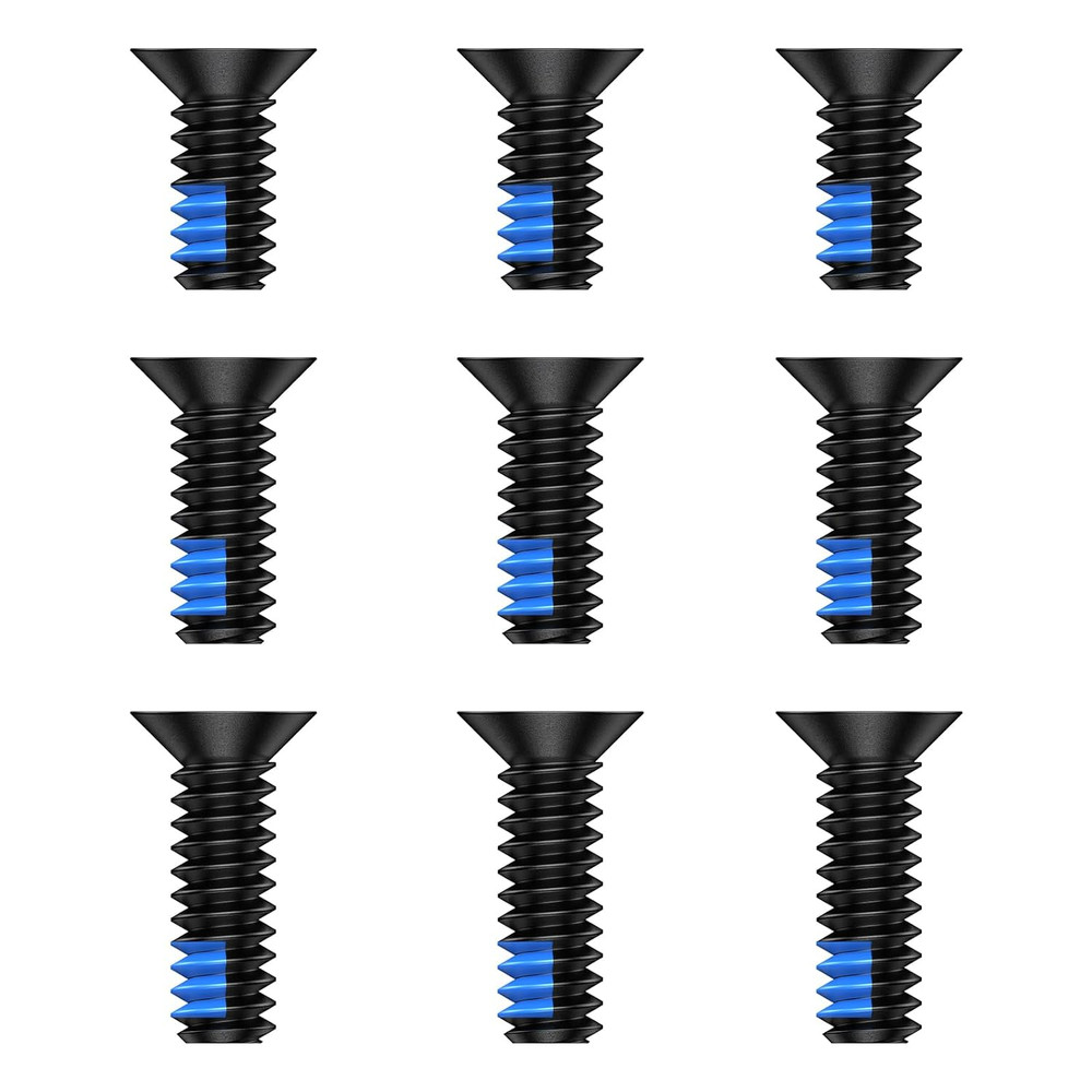 Red Dot Screw Kit 9 Pcs #6-32 Screw Diameter 7Mm Includes 9.5Mm/11Mm/12.5Mm Blue