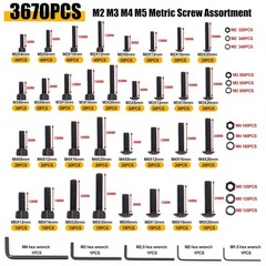 Anti-Rust Alloy Steel Screws in Black Zinc Finish