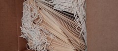 200 Manila Tags Approximately 4 3/4″ x 2 3/8″ Size 5 Shipping Hang Tag w/String