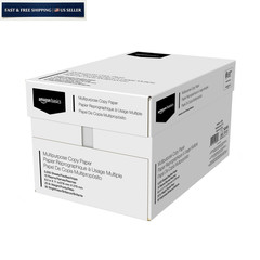 Amazon Basics Multipurpose Copy Printer Paper, 10 Reams | 5000 Sheets, White