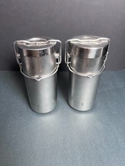 SDLAtlas Ball Grinding Jar with Lid Clamp, Lid, and Gasket 1200 ml 2 Jars