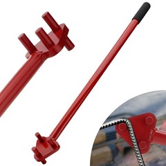 Steel Manual Rebar Bender,Rod Bending Tool Hand Operated for 5/8 inch Rebar Flat