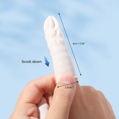 JMU Disposable Latex Finger Cots Anti Static Rubber Fingertips Protective Finger