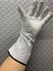 Welding Gloves Leather Goat Skin Tig Mig ANSI A2 Cut Protection S M L XL XXL