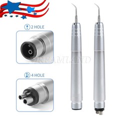 Dental Ultrasonic Air Perio Scaler Handpiece Scaling 2/4-Holes 3 Tips G1 G2 G4