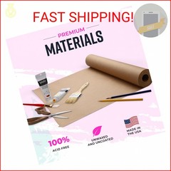 Bryco Goods (Pack of 2) Brown Kraft Packing Paper Rolls – 18″ x 100′ (1200”) – M