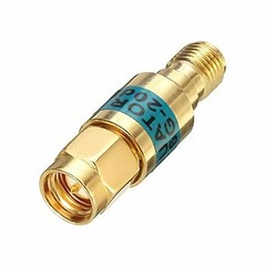 2 Watt 15dB SMA Type Fixed Damper – 2W RF Fixed Attenuator SMA Plug 6Ghz