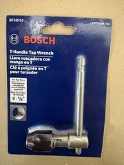 Bosch BTH014#0-1/4 Inch T-Handle Tap Wrench with Adjustable Self-Equalizing Hard