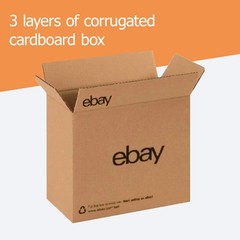 50pcs pack 6″x4 3/4″x4 3/4″Shipping Packing corrugated cardboard boxescolor logo