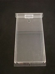 3 Pack Outdoor Brochure Holder Tri-Fold Flyer Box Clear Acrylic AZM Display