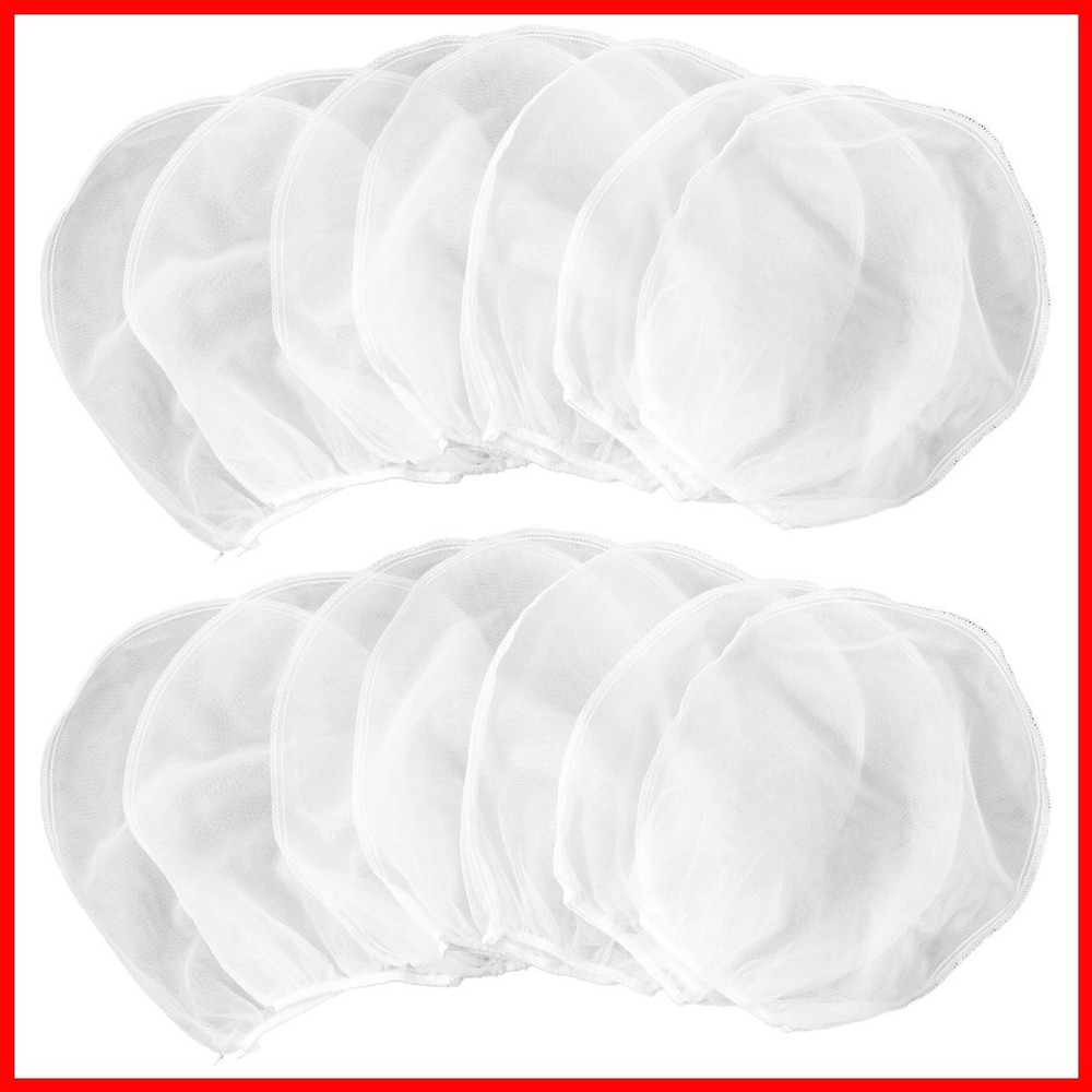 Synhhergyx 10 Pack Paint Strainer Bag Paint Filter Bag 1 Gallon White Fine Mesh