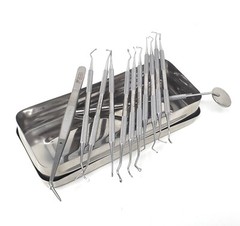 DENTAL EXCAVATOR SET OF 10 RESTORATIVE SPOON DENTAL INSTRUMENTS CE WITH BOX 13Pc