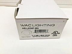 WAC HR-LED87-BN, LED Button Light 2.25 inch Brushed Nickel Puck Light 3000K