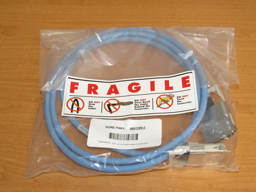 W.L. Gore & Associates IBN1289-2 Cable – 2 Meters – New in Sealed Bag