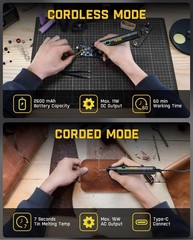 Fanttik T1 Max Soldering Iron Kit, Cordless Soldering Iron, 7 Seconds Fast He…