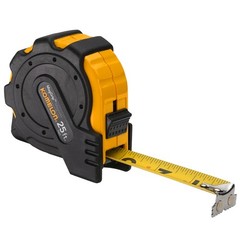 KOMELON Tape Measure – 25ft MagGrip Measuring with 7.6 m, Yellow/Black