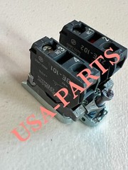 New Schneider ZB4BZ105 w/Metal Latch , 1NC ZBE102 1NO ZBE101*Ships Same Day