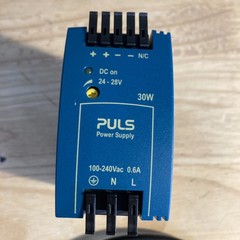 Puls Ml30.100 Dc Power Supply, In: Ac 100-240V Out: Dc 24-28V