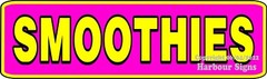 Smoothies DECAL (Choose Your Size ) Food Truck Concession Vinyl Sign Sticker