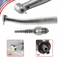 Dental Fiber Optic Handpiece / with Quick Coupler 6 Hole SALE
