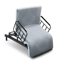Electric Lift Bed for Seniors with OneTouch Backrest Lift & Wired Remote Control