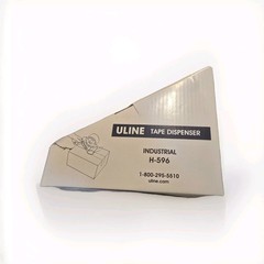 Uline Tape And Tape Dispencer Combo H-596 & 4 Rolls Of S-5332 3″ 110 Yard Tape